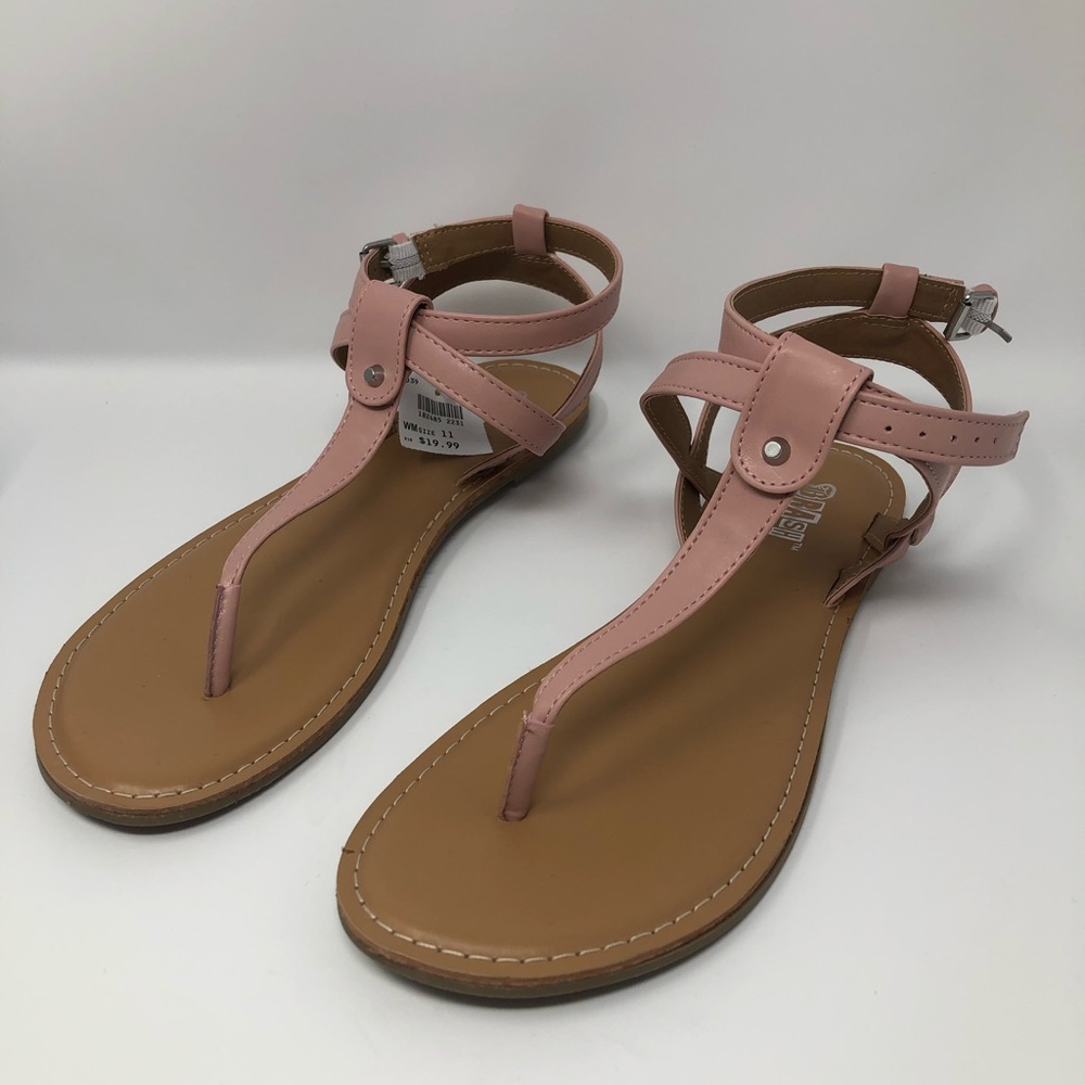 Brash ZODEN Pink Gladiator Sandals New With Box - Picture 2 of 4